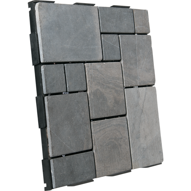 Interlocking Garden Tile WPC Stone Garden Click Tile